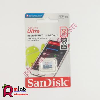 Thẻ nhớ Micro SD 32G class 10 SanDisk Ultra (80MB/s, FULL HD VIDEO)