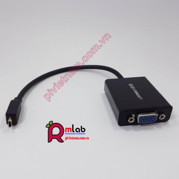 Cable chuyển microHDMI to VGA - UGREEN - cho Raspberry Pi 4