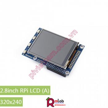 Màn hình TFT 2.8inch LCD (A), 320×240 dành cho Raspberry Pi, Cảm ứng điện trở - Waveshare